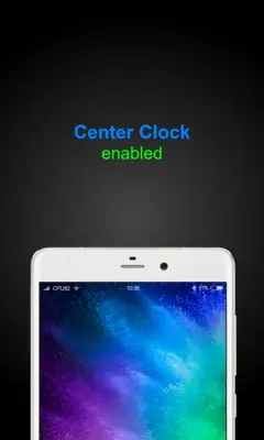 Center Clock android App screenshot 0