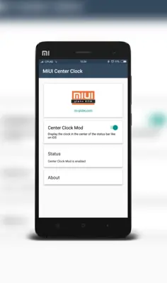 Center Clock android App screenshot 2